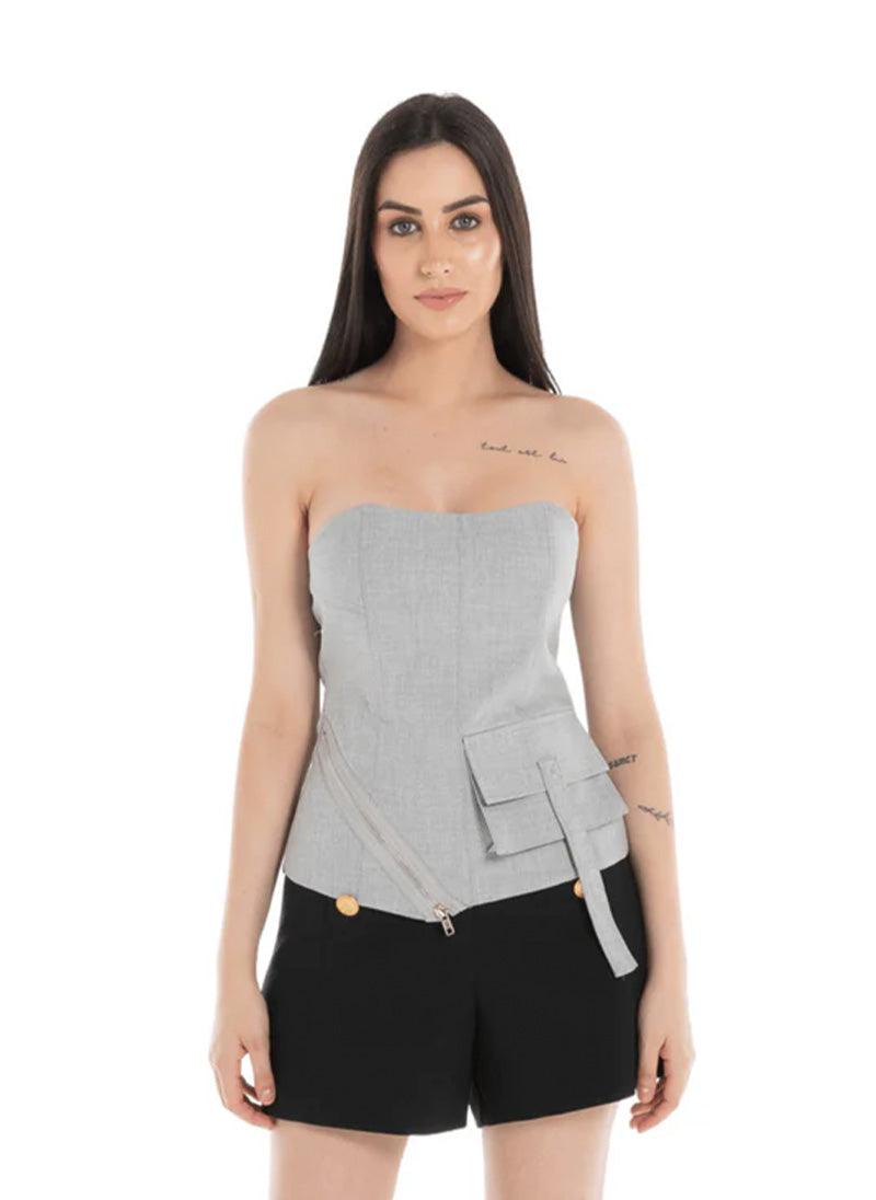 Structured Corset Top for Women - Flashmob Nation