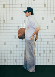 Textured knit polo shirt - Lavender - Flashmob Nation