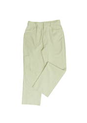 Men's Twisted Workwear Trousers – White Onyx  – Front view