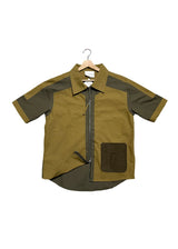 Two-Tone Tech Utility Zip Shirt