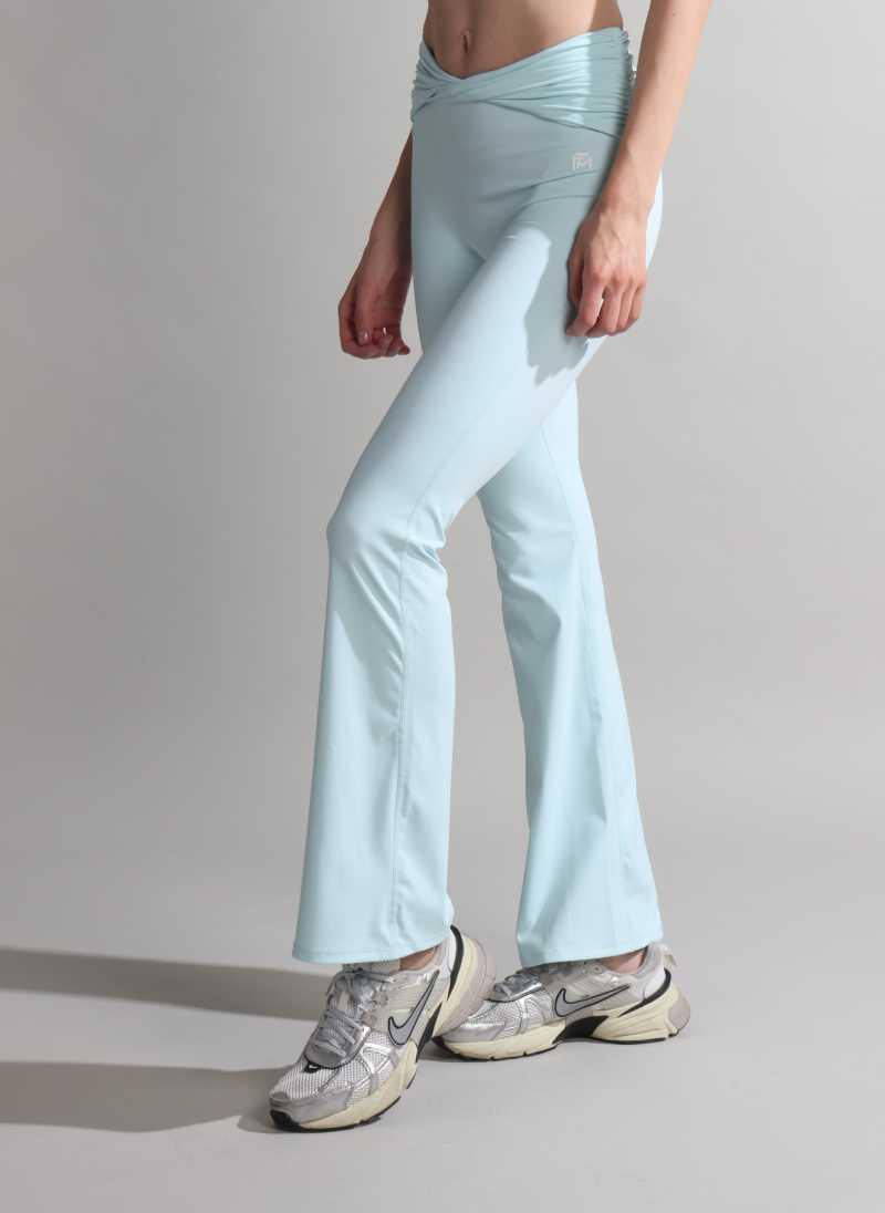 V - Shaped High Waisted Flare Yoga Pants for Women - Flashmob Nation