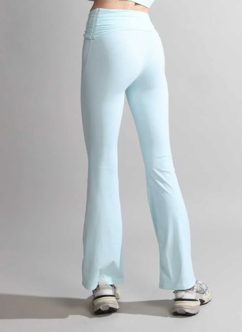 V - Shaped High Waisted Flare Yoga Pants for Women - Flashmob Nation