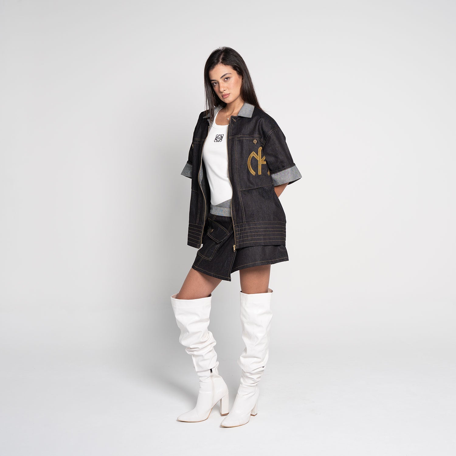 Wesley Asymmetric Cargo Mini Skirt - Flashmob Nation