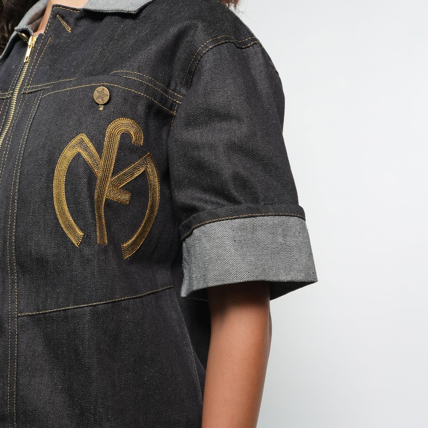 Wesley Denim Short Sleeve Overshirt - Flashmob Nation