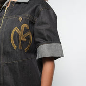 Wesley Denim Short Sleeve Overshirt - Flashmob Nation