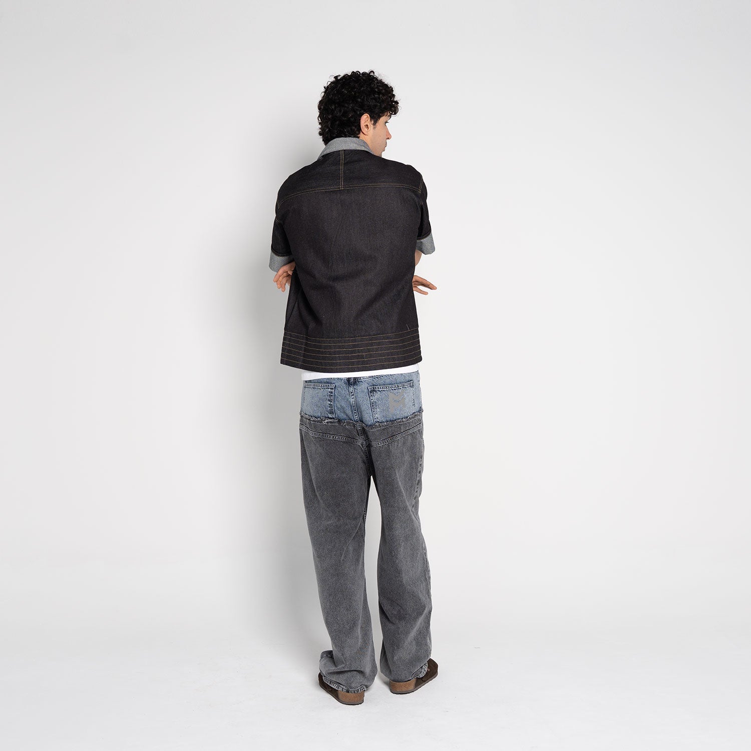 Wesley Denim Short Sleeve Overshirt - Flashmob Nation
