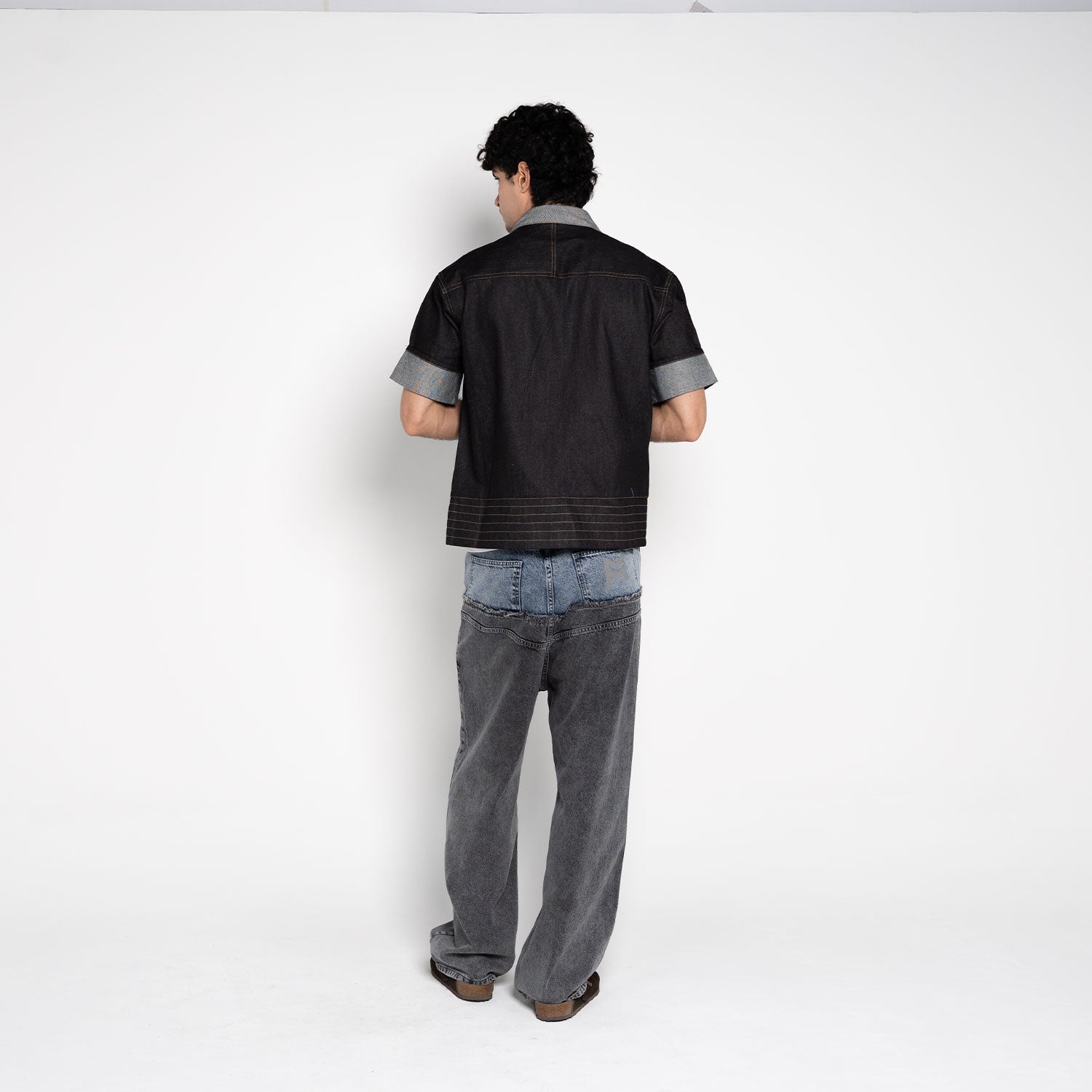 Wesley Rounded Denim Jeans - Flashmob Nation