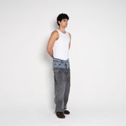 Wesley Rounded Denim Jeans - Flashmob Nation