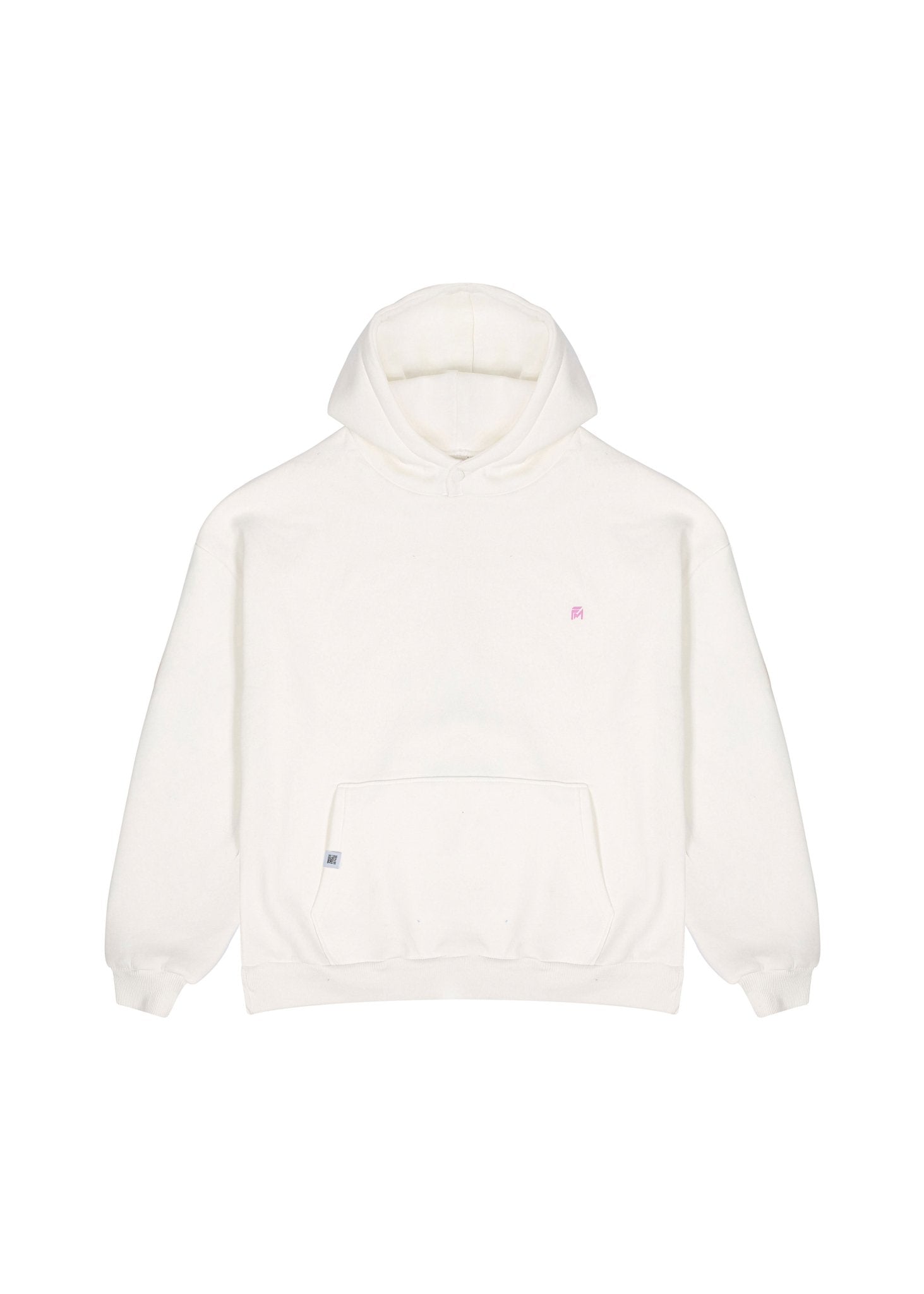 White Oversized Hoodie - Flashmob Nation