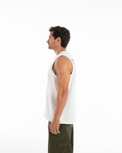White Sleeveless Tank - Flashmob Nation