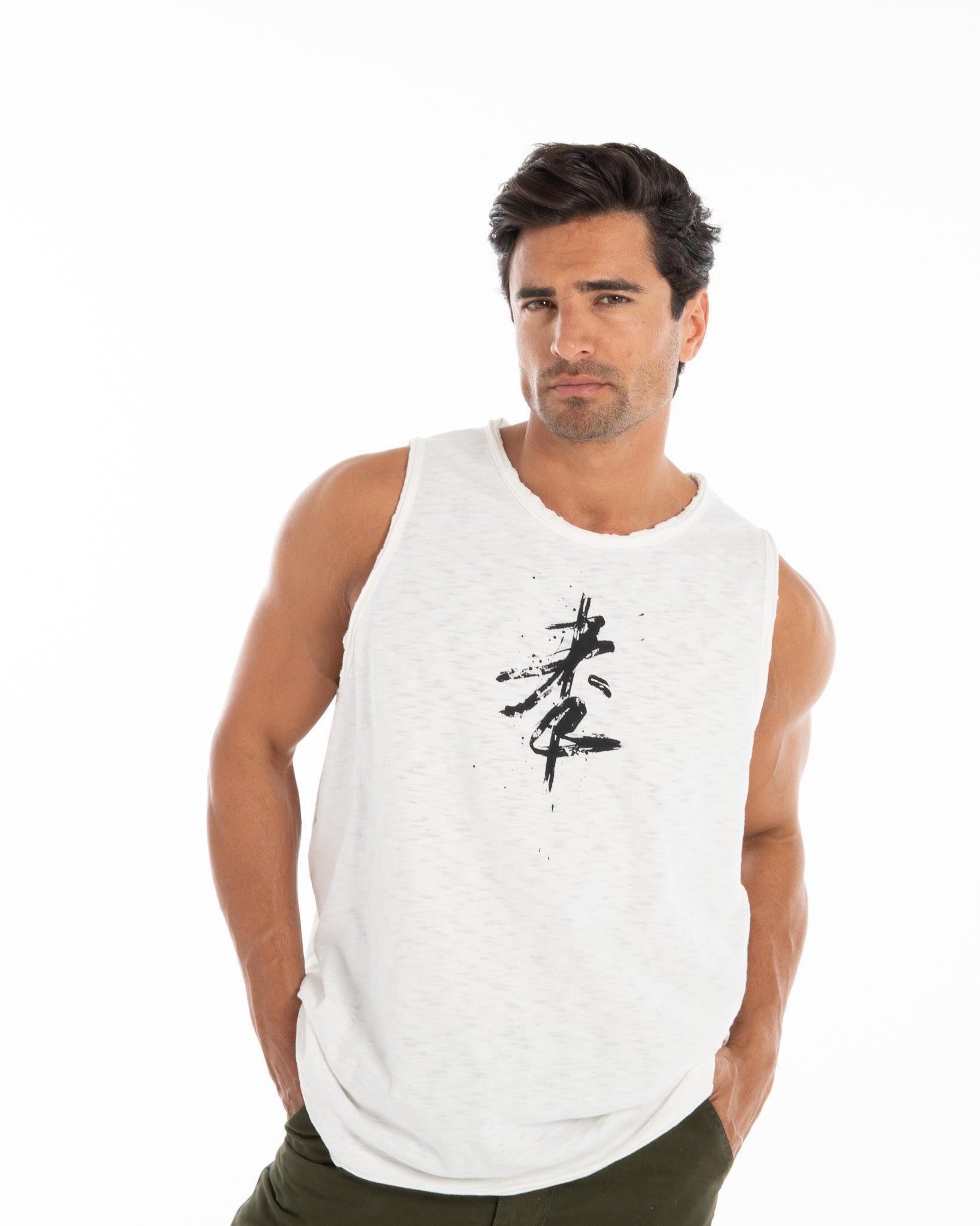 White Sleeveless Tank - Flashmob Nation