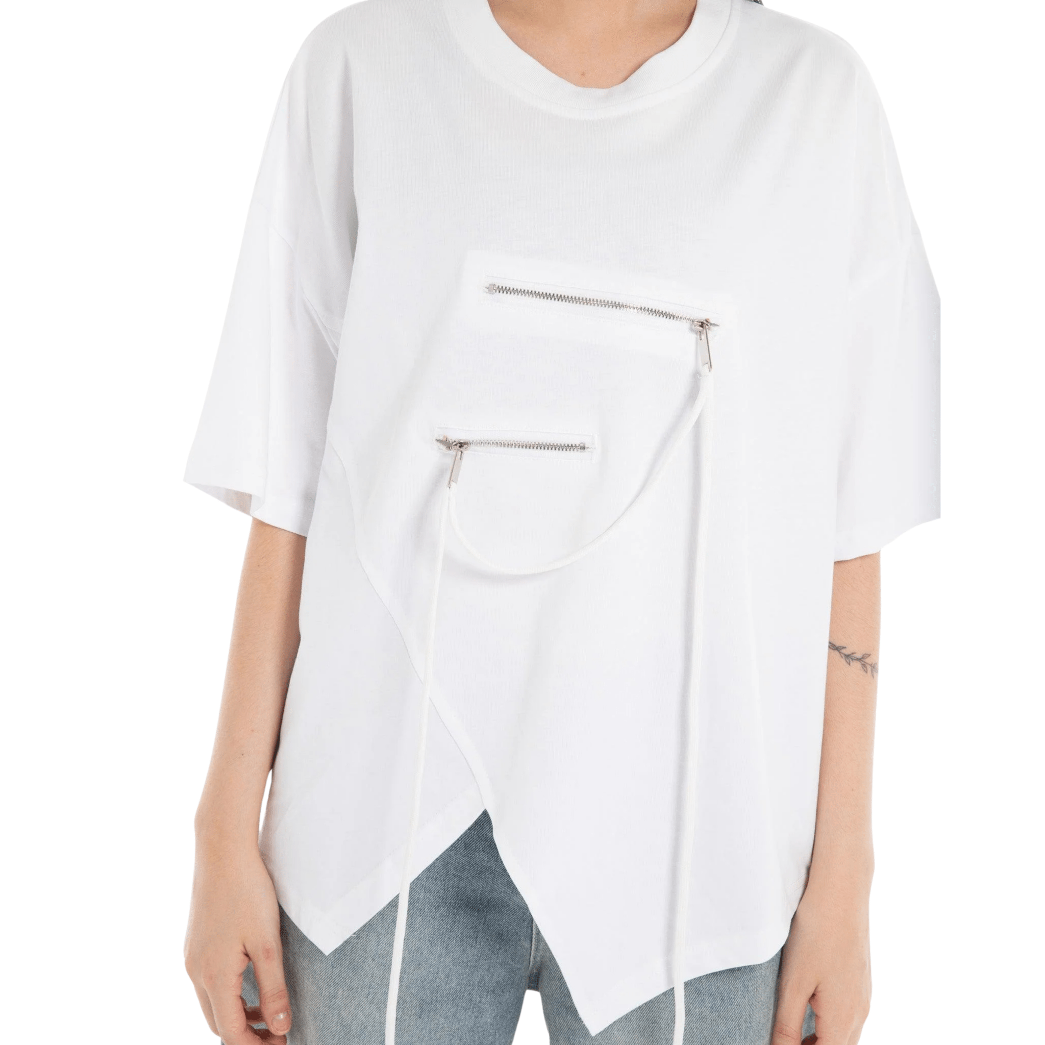 Women’s Asymmetric Streetwear Tee - Flashmob Nation