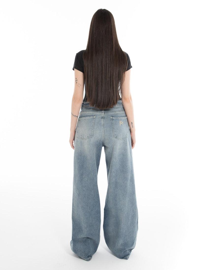Women’s Baggy Denim Jeans - Flashmob Nation