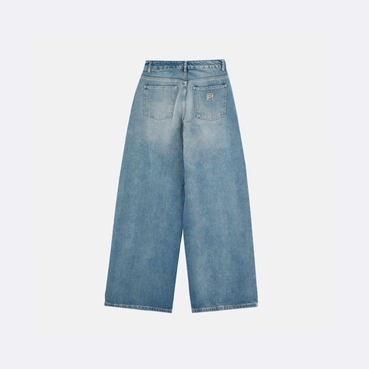 Women’s Baggy Denim Jeans – FM Signature Streetwear - Flashmob Nation