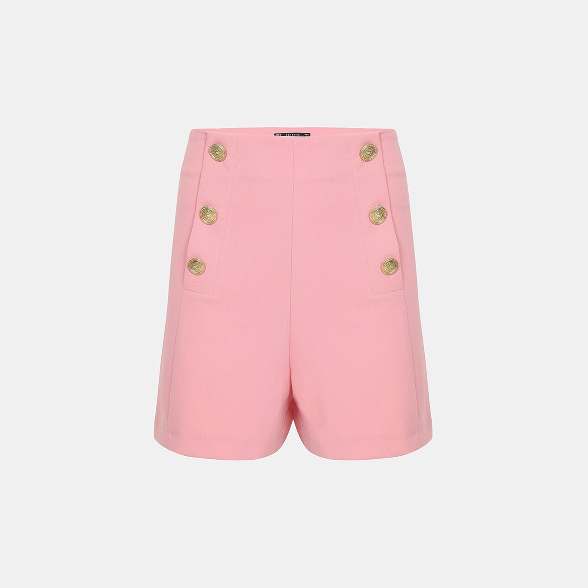 Women’s High Waist Black Buttoned Shorts – FM Streetwear - Flashmob Nation
