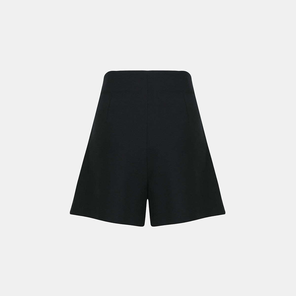 Women’s High Waist Black Buttoned Shorts – FM Streetwear - Flashmob Nation