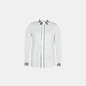 Women’s Printed Button - Down Long - Sleeve Top – FM Streetwear - Flashmob Nation