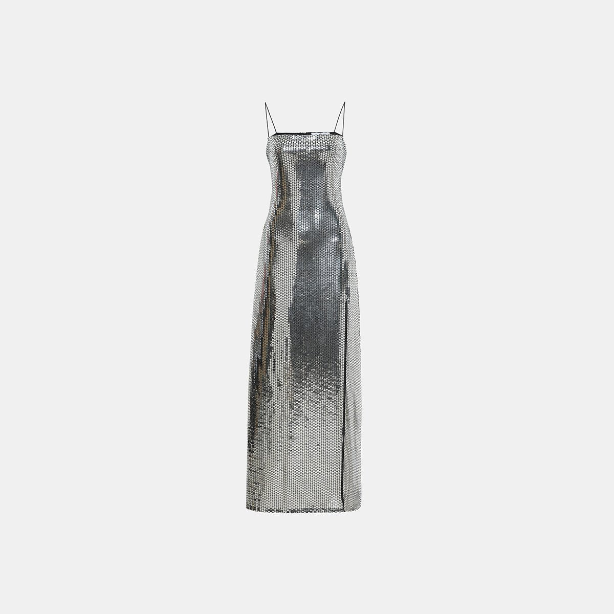 Women’s Silver Party Dress – FM Eveningwear - Flashmob Nation